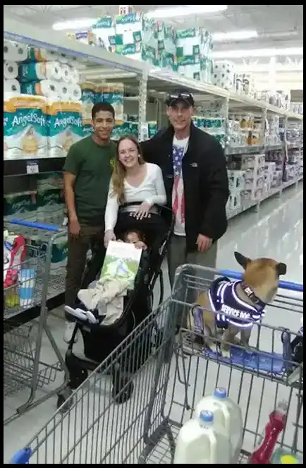 Book Author and Veteran David Haave with Family -- David Haave